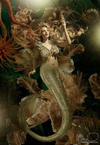 fashion model fantasy mermaid 